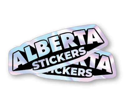 Holographic Stickers by Alberta Stickers