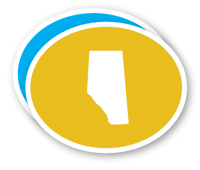 Oval Stickers by Alberta Stickers